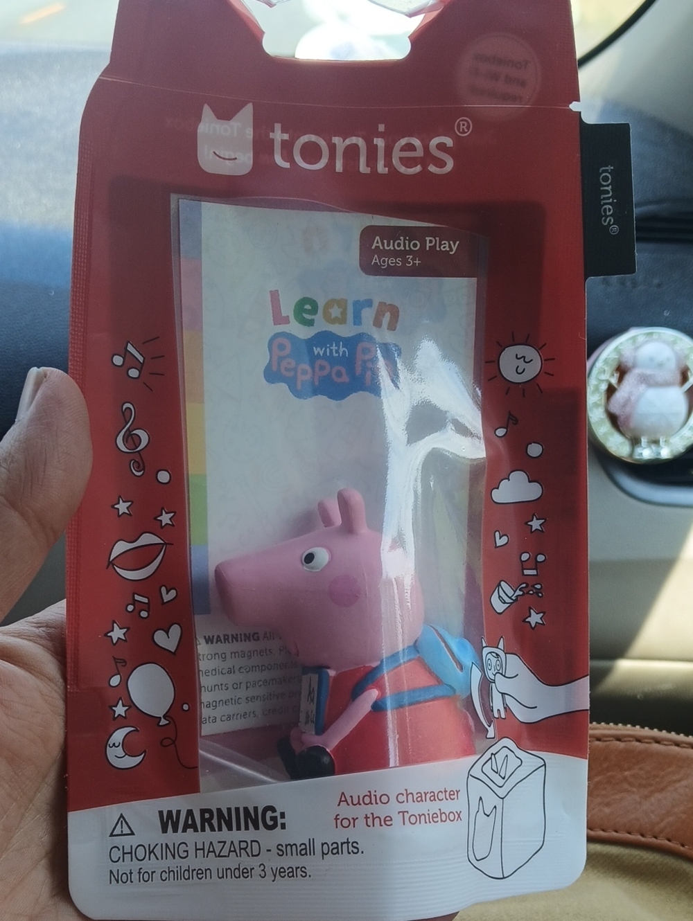 Tonies Learn with Peppa Audio Character - Pink